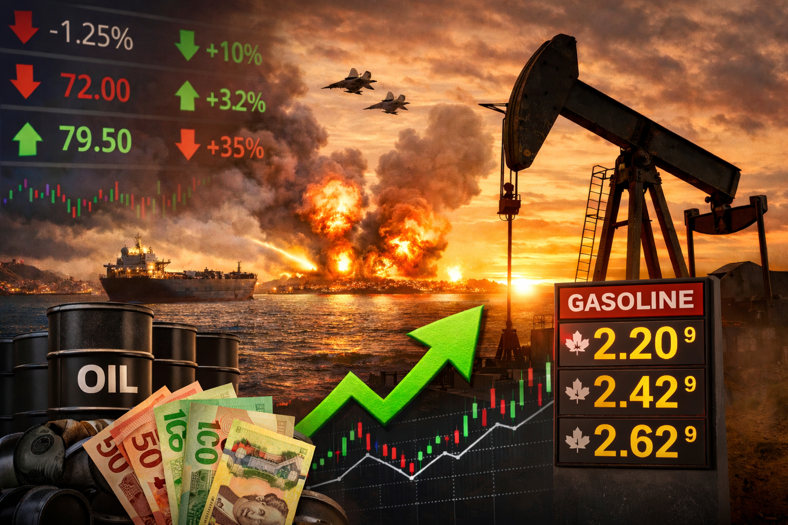 Oil prices pop and futures drop
